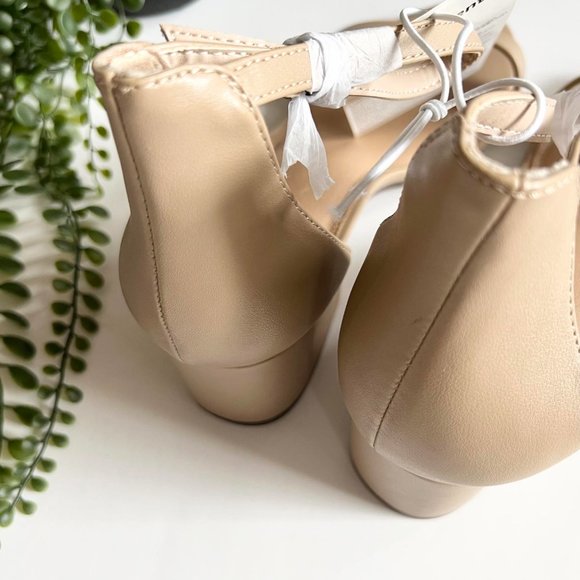 NEW Amazon Essentials Heeled Sandals Women’s sz 12.5 - Picture 3 of 3